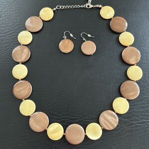 Matching Necklace and Earrings Set